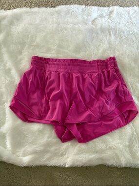 lululemon athletica Pink Layered Running Shorts